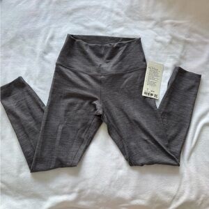 Lululemon Gray Align HR Pant 25”, size 6